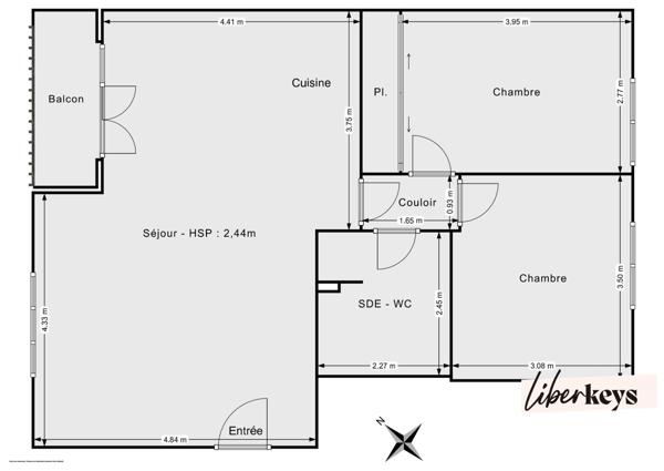 3 pièces contemporain – Mobilité idéale – Secteur en évolution maîtrisée