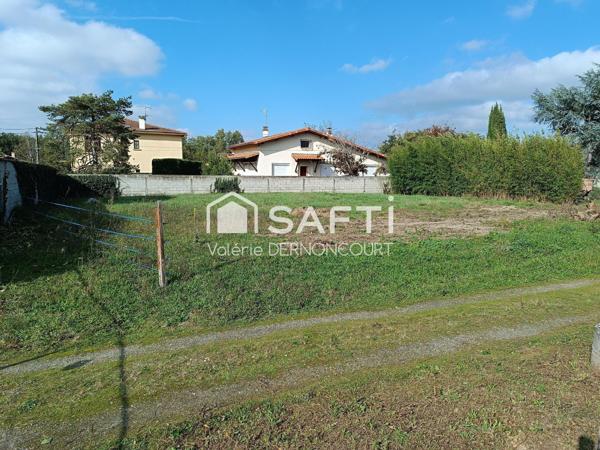 Terrain plat en centre ville