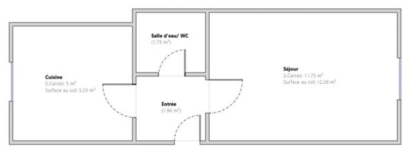 Quartier Mairie - A 3 mn à pied métro Mairie de Montreuil (L9)-A vendre Appartement T1-Traversant -Bien agencé- Calme
