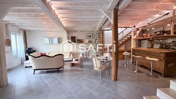 Maison de ville rénovée – Atypique & fort potentiel – 200 m²