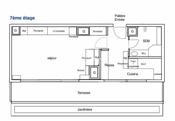 À vendre - Appartement -  Paris 75008 - Champs Elysées- Terrasse