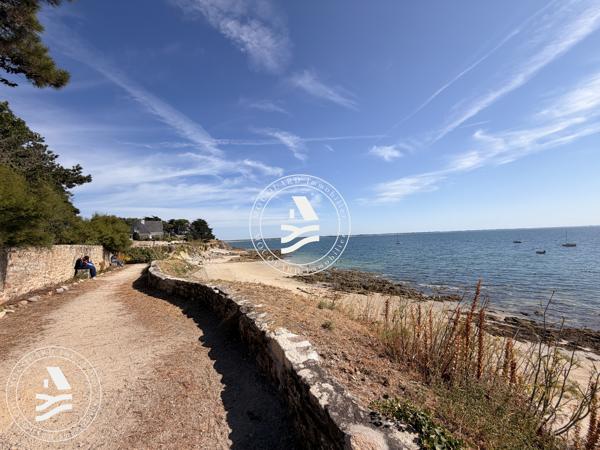 La plage de Kerhostin à 10mètres