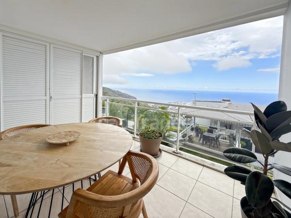 Tranquillité, vue mer et confort : découvrez ce T3 en résidence sécurisée à Bellepierre