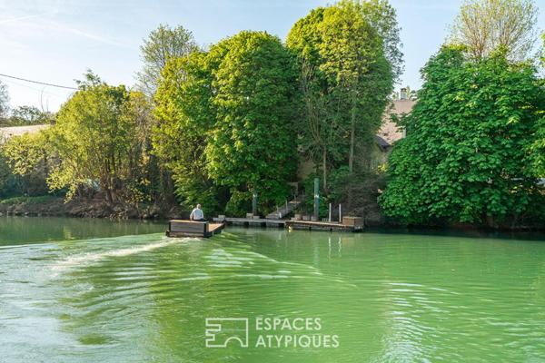 Maison avec piscine sur l’île des Moulins – Le Perreux-sur-Marne