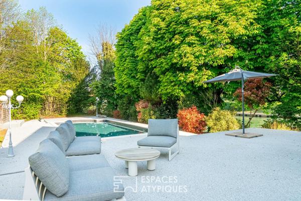 Maison avec piscine sur l’île des Moulins – Le Perreux-sur-Marne