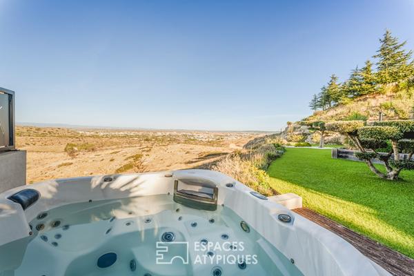 Villa somptueuse avec vue spectaculaire – Hauteurs de Narbonne