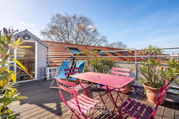 Loft en duplex avec terrasse