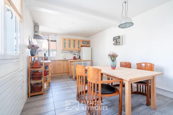 Loft en duplex avec terrasse