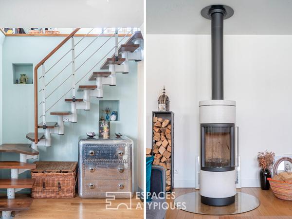 Loft en duplex avec terrasse