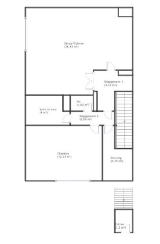 Charmant 2 pièces de 55 m² avec balcons et parking - Calme absolu PARIS 12