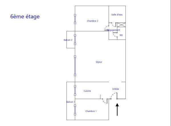 Appartement à vendre 4 pièces 72 m² Montrouge