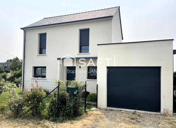 Maison contemporaine T4 avec jardin et garage