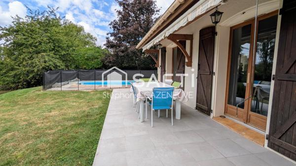 Confort, terrain, piscine et studio à 5 min d’Auch