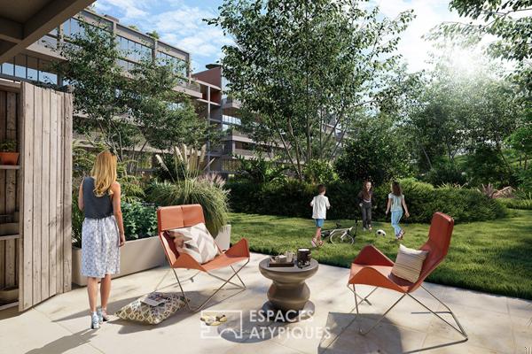 Neuf : Duplex en rez-de-jardin quartier Fonderie