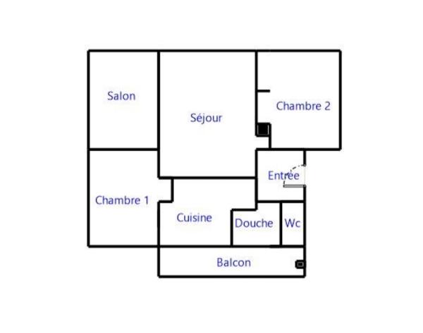 Appartement Saint Martin D Heres 4 pièces 62 m2