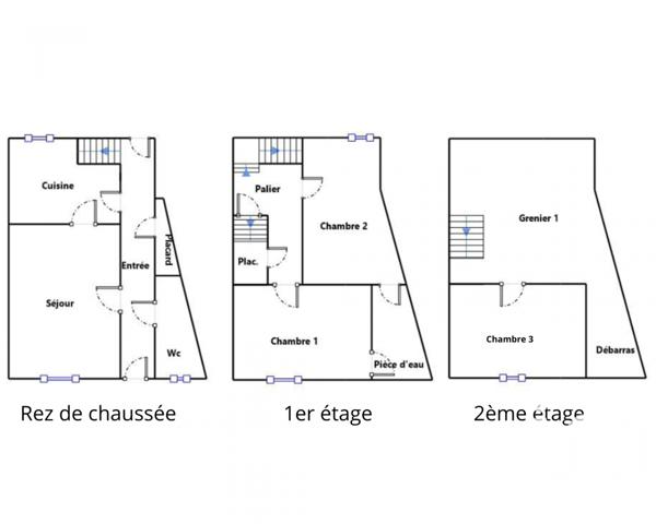 Maison à vendre 4 pièces 74 m² Ancenis-Saint-Géréon