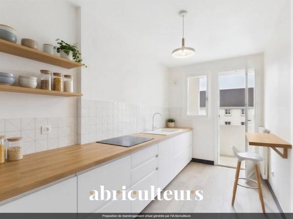 Appartement T2 lumineux avec terrasse et balcon Au cœur de Tours, quartier Salengro