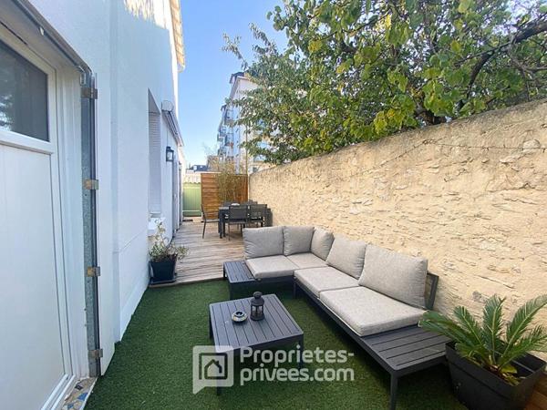 EXCLUSIVITÉ À VENDRE TOURS 37000 QUARTIER RABELAIS TONNELÉ MAISON DE VILLE 4 PIÈCES COUR / JARDIN