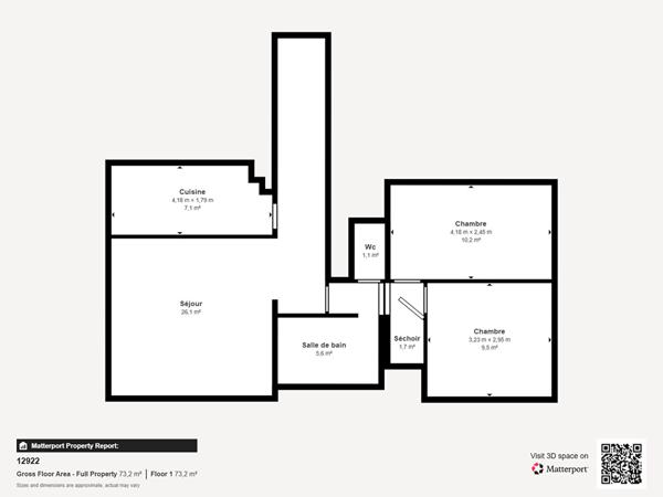 Appartement BAGNEUX 3 pièces 63.39 m²