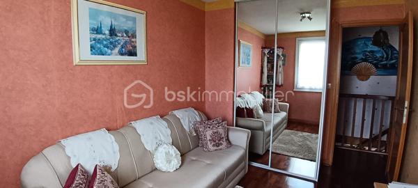 Vous recherchez votre nouveau foyer familial dans un cadre de vie idéal au calme au sein d'une ville verte, dynamique et conviviale?

Je vous propose cette belle et spacieuse maison parfaitement entretenue.
Une entrée avec rangement donne accés au garage complété par une cave. Vous y trouverez également des WC.
Quelques marches vous méneront d'un côté à un charmant salon doté d'une trés belle hauteur sous plafond et de l'autre à une salle à manger et sa cuisine indépendante et équipée. Une belle terrasse et un jardin vous permettront de passer de bons moments en famille ou entre amis.

A l'étage supérieur, l'espace nuit se compose d'une suite parentale avec sa salle de douche et de deux autres chambres. Chaque chambre possède son propre dressing. Une salle de bain, des WC indépendants et des rangements complètent ce niveau.

Les plus:
- aucun travaux à prévoir, DPE C.
- maison mitoyenne des deux côtés avec des murs en béton assurant une isolation optimale.
- environnement calme dans une impasse
- groupe scolaire de la Fosse Cornue à 2mn à pieds, collège des Maillettes à 5mn, lycée de la marre carrée à 15mn.
- à proximité des terrains de sports, du conservatoire, du centre ville et des transports en bus
- gare de Lieusaint-Moissy à 5mn en voiture ou 14mn en bus; un direct pour Paris le matin et le soir.

Cette belle maison n'attend plus que vous.
Appelez-moi vite pour organiser une visite!

Proposition d'aménagement intérieur suggéré par l'IA