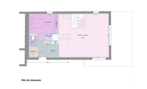 Maison à vendre  4 pièces - 91,50 m2 LISSIEU - 69