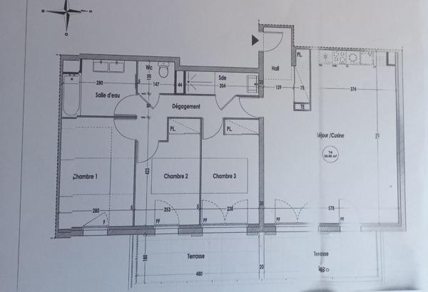Achat appartement Cabriès - 4 pièce(s) - 90 m² - 470 000 €