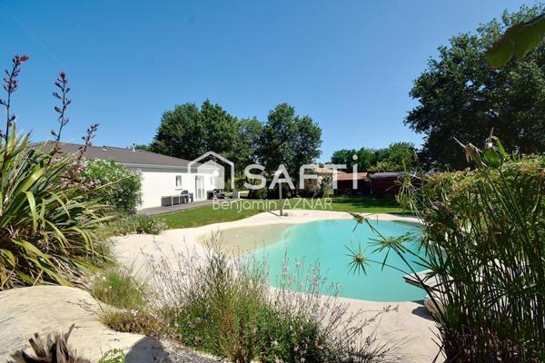 Maison T4 de plain pied avec piscine et garage