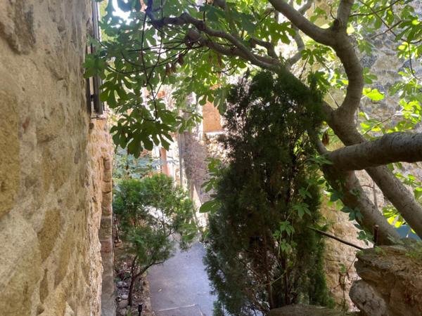 Maison à vendre sud Luberon village de Lauris 2 corps de bâtiments, 3 chambres, 120 m2 environ  terrasse caves atelier