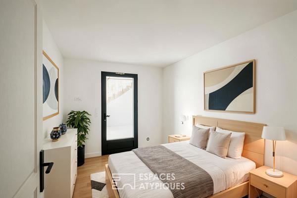 Maison aux vastes terrasses, en toute quiétude à Fétilly