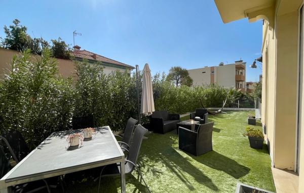 ANTIBES (06) À vendre – Appartement 5 pièces duplex en bas de villa avec piscine salle de sport et jacuzzi
