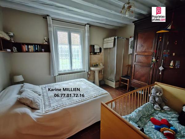 NONANCOURT 27320 Maison individuelle de type longère - 1 étage - 3 chambres - Etage aménagé - Chalet en bois - Terrain - 208000  HAI