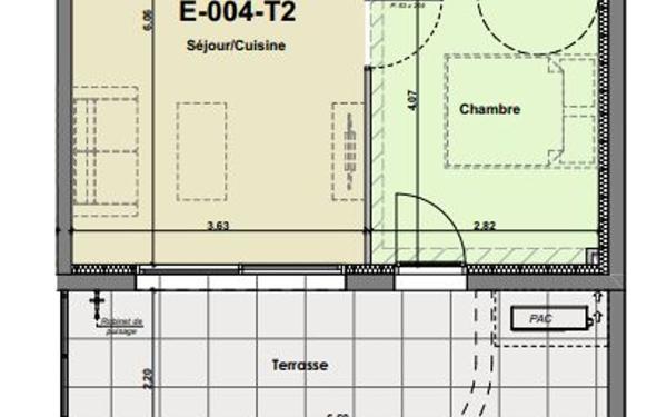 Appartement à vendre    2 pièces •  Narbonne