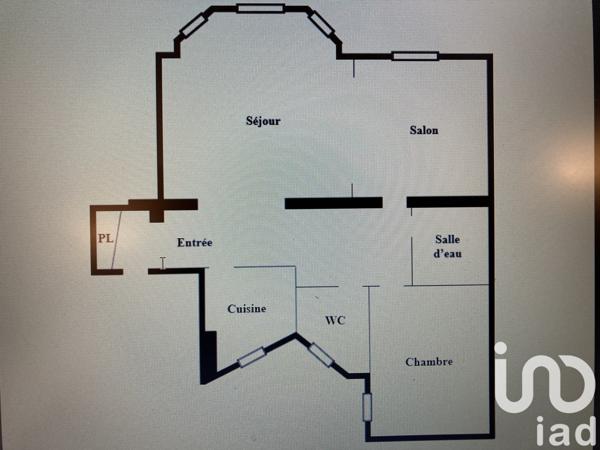 Appartement à vendre 2 pièces 58 m² Saint-Mandé