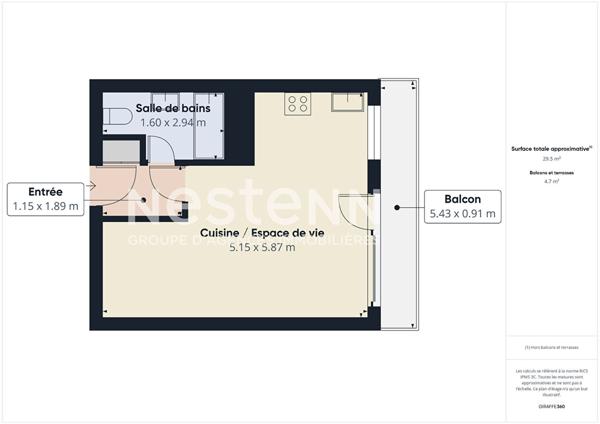 Appartement Paris 1 pièce(s)