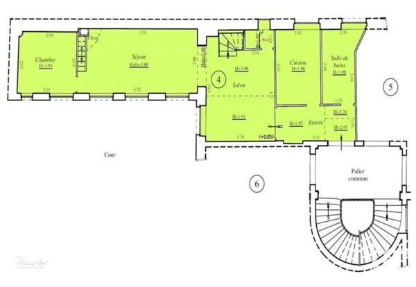 Appartement 5 pièces de 104 m² à Paris (75011)