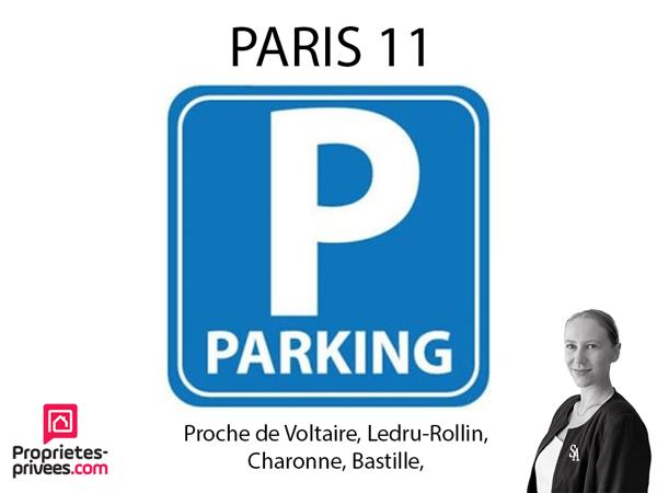 Place de parking - box  fermé de 17 m2 - Paris 11 Roquette