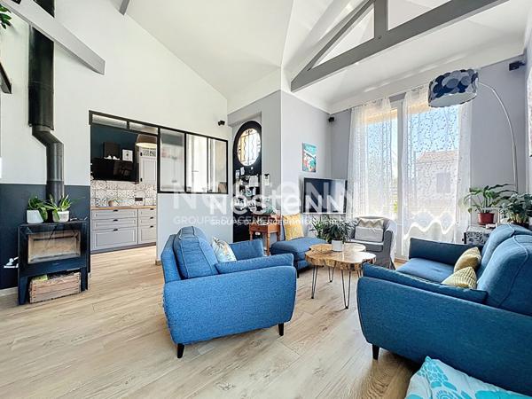 GOLFE JUAN - Maison 103m² - 5 pièces - Garage - Proche plages - Sud - Jardin et Jacuzzi