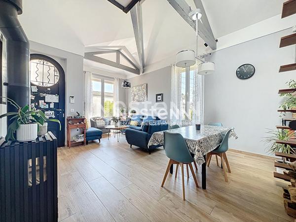 GOLFE JUAN - Maison 103m² - 5 pièces - Garage - Proche plages - Sud - Jardin et Jacuzzi