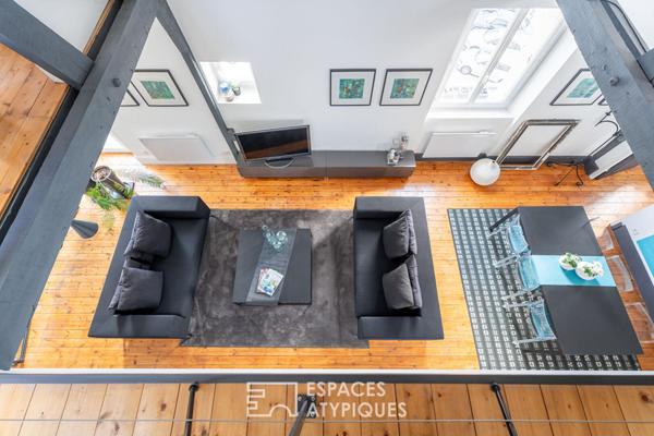 Loft d’architecte avec volume cathédrale proche des Remparts