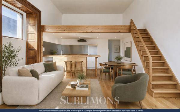 Studio 1 pièce 34 m²