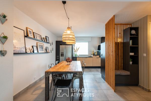 Maison contemporaine avec piscine