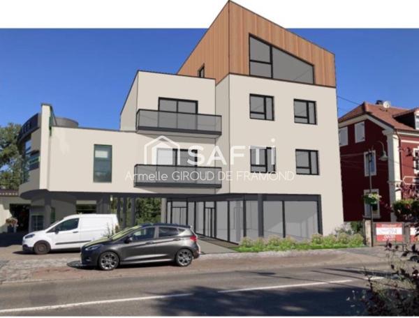 À Brunstatt-didenheim, Local professionnel neuf de 115 m2 dans pôle de santé à proximité immédiate d’une pharmacie.