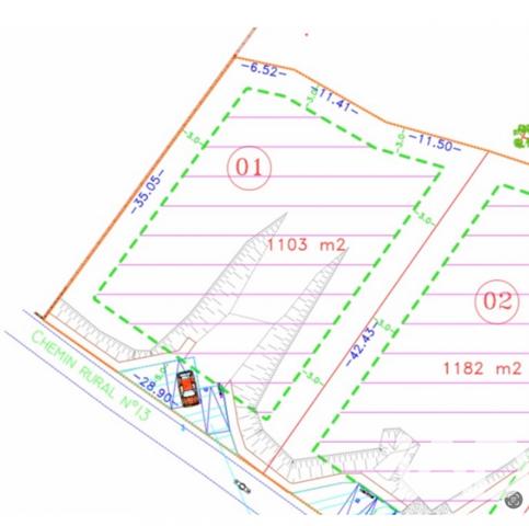Terrain à vendre 1 103 m² Béziers