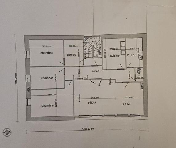 Appartement Cravanche 4/5 pièce(s) 105.67 m2