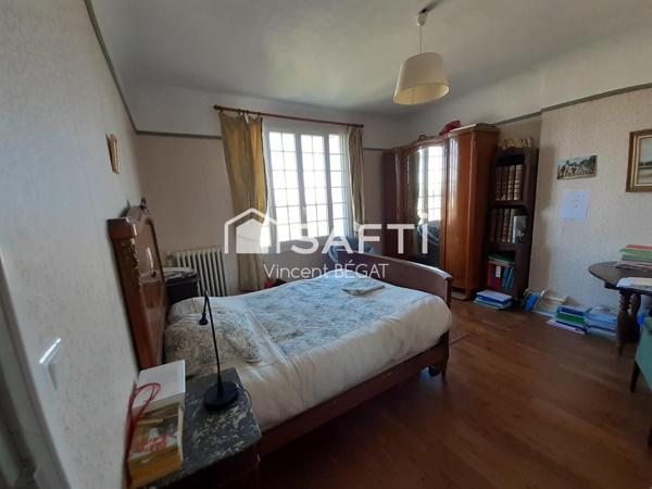 Maison ancienne gare à pied, 6 chambres, jardin
