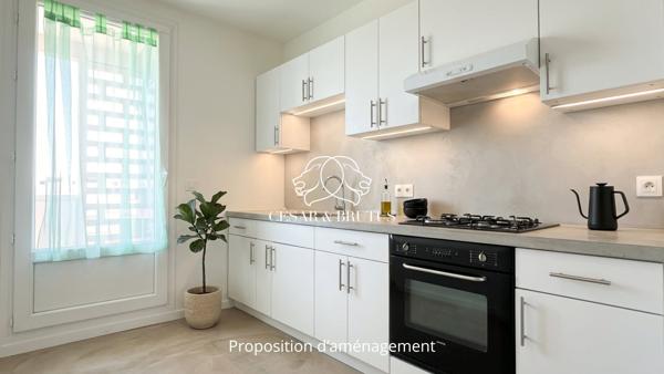 Exclusivité – VILLEURBANNE (Cusset) – Appartement T3/4 – Avant dernier étage – Parking – Cave