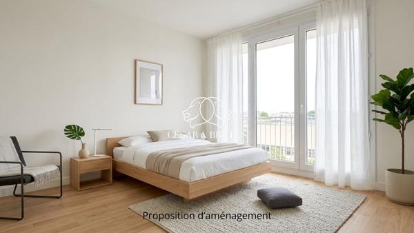 Exclusivité – VILLEURBANNE (Cusset) – Appartement T3/4 – Avant dernier étage – Parking – Cave