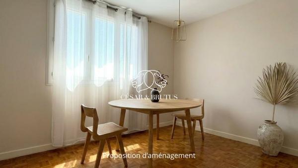 Exclusivité – VILLEURBANNE (Cusset) – Appartement T3/4 – Avant dernier étage – Parking – Cave
