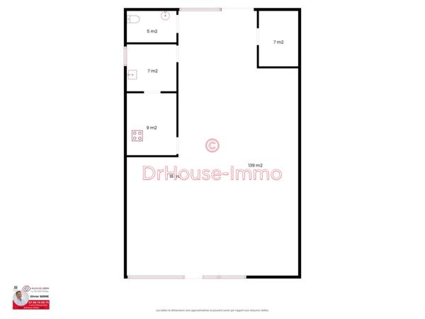 Commerce à vendre 1 pièce de 144 m²