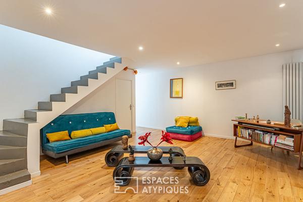 Ancien atelier transformé en loft avec Jardin